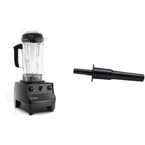 vitamix 5200 blender, black & vitamix accelerator/tamper tool