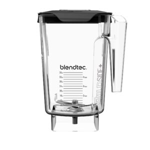 Blendtec Professional 800 Blender, 34 oz GO Travel Bottle, 90 oz WildSide+ Jar, and Spoonula Spatula - Kitchen Blender Bundle - Black