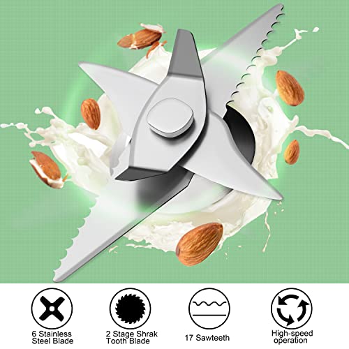 Arcmira Automatic Nut Milk Maker, 20 OZ Homemade Almond, Oat, Soy, Plant-Based Milk and Dairy Free Beverages, Almond Milk Maker with Delay Start/Keep Warm/Boil Water, Soy Milk Maker with Nut Milk Bag