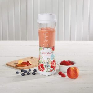 Personal Blender with Travel Lid Pioneer Woman Vintage Floral 14-Ounce