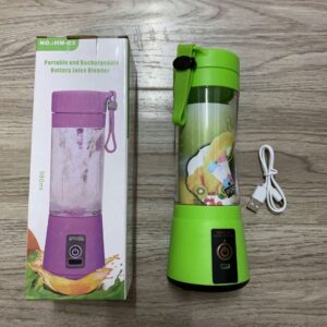 Portable Blender Smoothies Personal Blender Mini Shakes Juicer Cup USB Rechargeable,1300 Milliampere (Green)