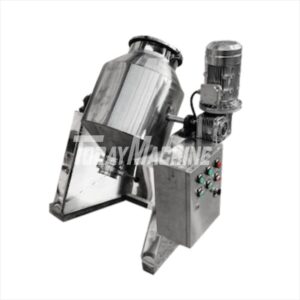 v cone type dry powder blender mixer machine