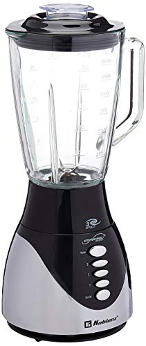 Koblenz LKM-4703 VI 1.5-Liter Kitchen Magic Collection 3 Speed and Pulse Glass Jar Blender, One Size, Black