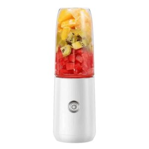 mxjcc portable blender, smoothie and shakes, mini blender with 2 blades,li-ion battery for baby food,travel,gym