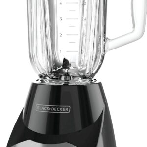 BLACK + DECKER (BLACK & DECKER) 10-Speed Blender, Black.