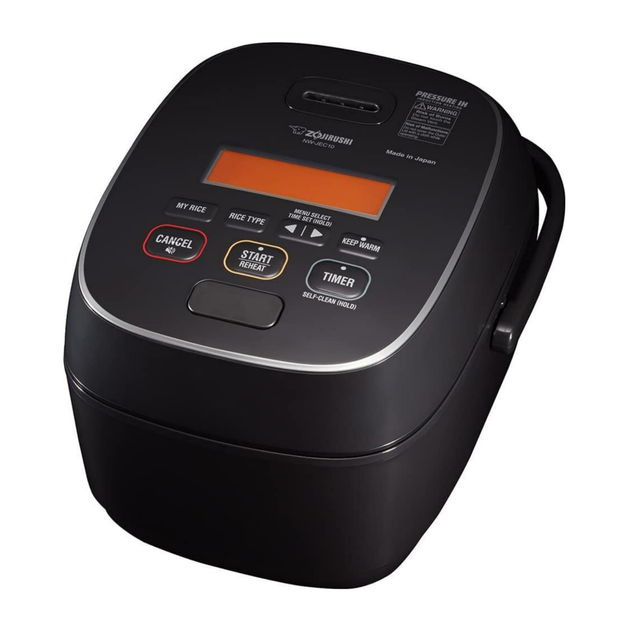 Zojirushi NW-JEC10BA Pressure Induction Heating (IH) Rice Cooker & Warmer, 5.5-Cup, Made in Japan