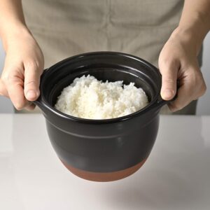 Hario "Gohan Gama" Glass Lid Rice Cooker, 2-Cup