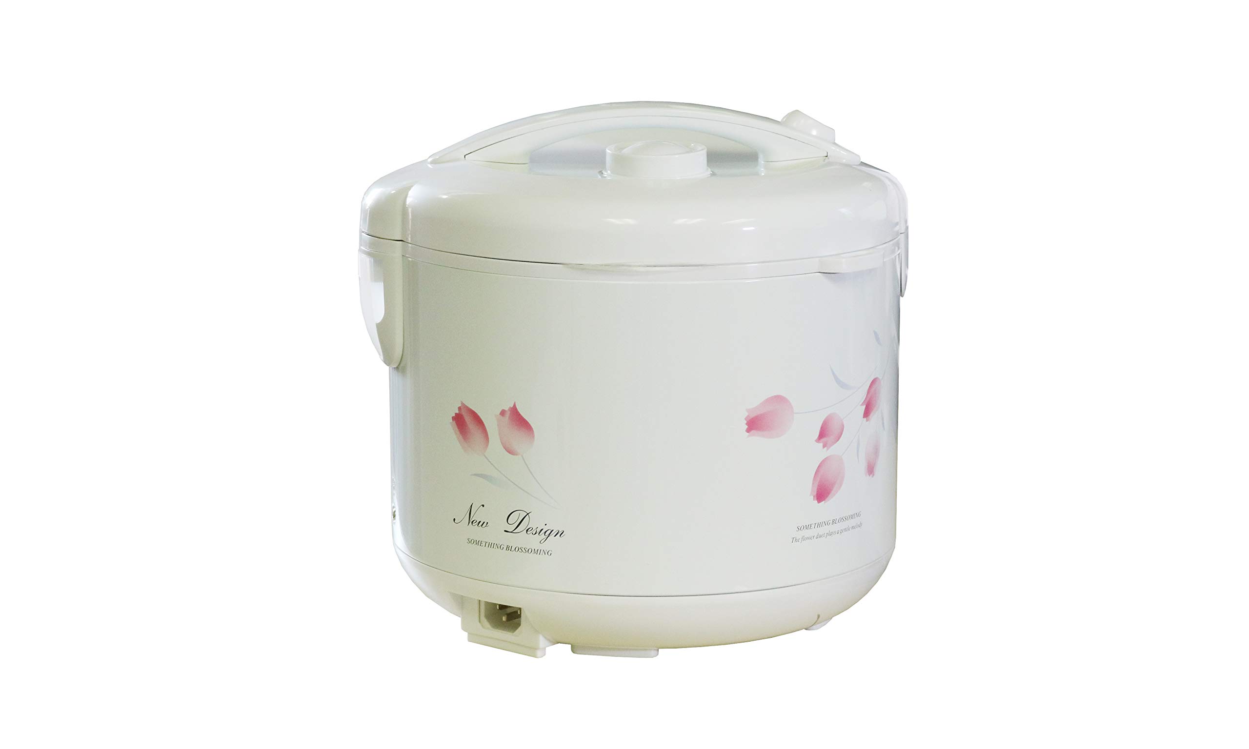 TRC-08 Cool Touch 8-Cup Rice Cooker and Warmer with Steam Basket, White