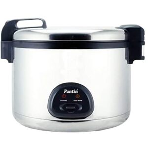 pantin 110 cup cooked (55 cup raw) electric rice cooker for commercial restaurant large capacity - 220v, 2850w (etl listed)