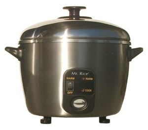 3 cups stainless steel cooker and steamer with stainless steel inner pot