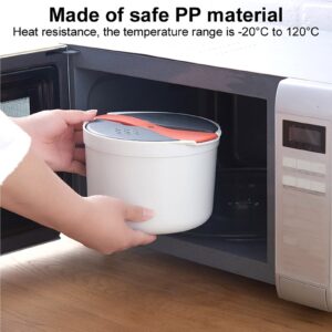 Microwave Rice Cooker, Portable Oven Rice Cooker High Temperature Resistant Household Steam Pot Multifunctional Rice Steamer