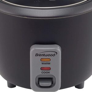 Brentwood Appliances TS-700BK 4-Cup Uncooked/8-Cup Cooked Food Steamer (Black) Rice Cookers, Normal