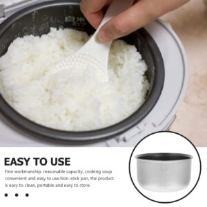 Rice Cooker Inner Pot Rice Cooker Liner Non- stick Rice Cooking Container Rice Maker Accessories for Rice Maker Cooker 3 L