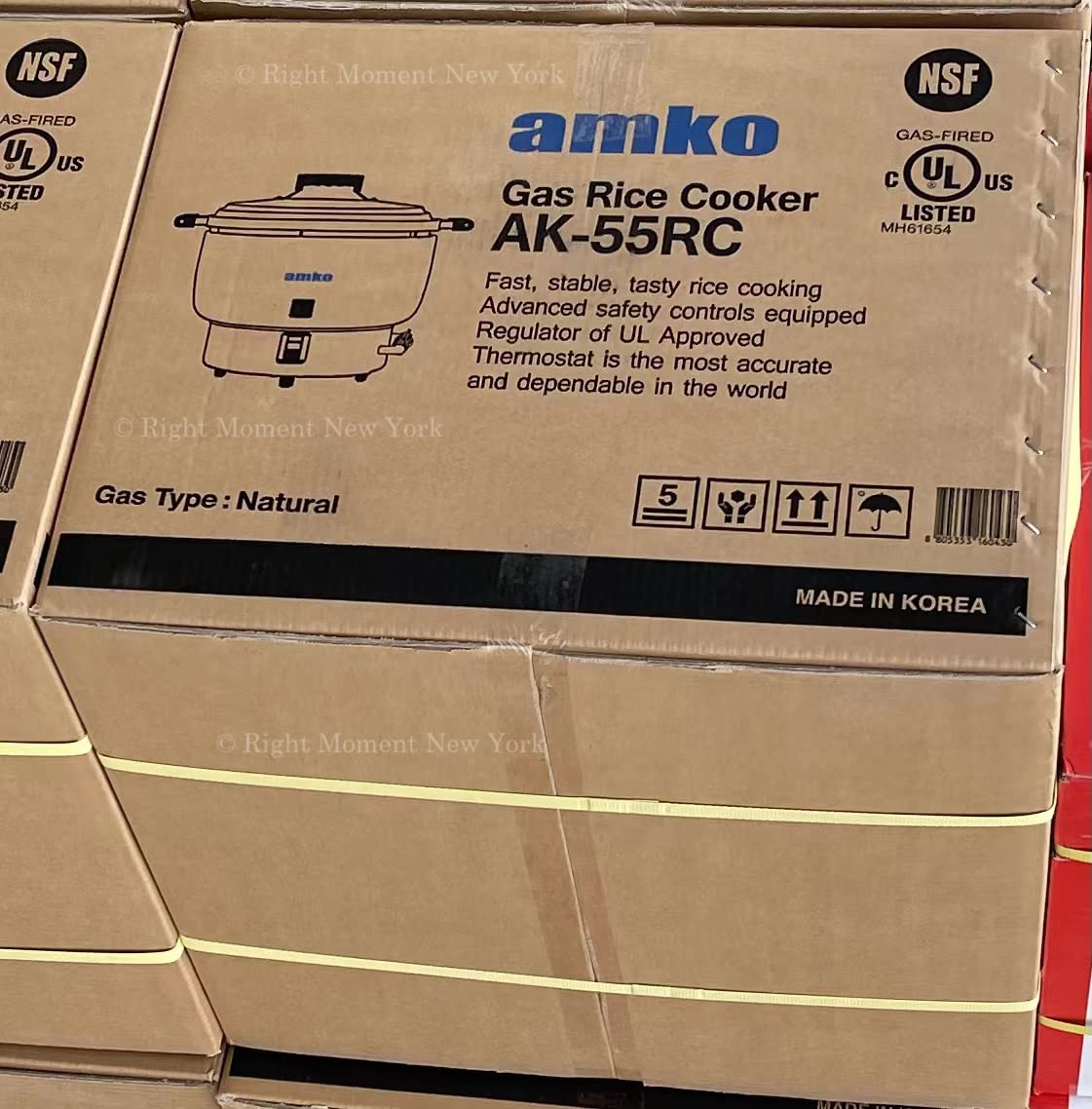 Amko Ak-55rc 55 Cups Natural Gas (LNG) Rice Cooker
