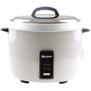 adcraft rc-e30 30-cup rice cooker with 30 cup capacity and oversized fork, 1650-watts, 120v