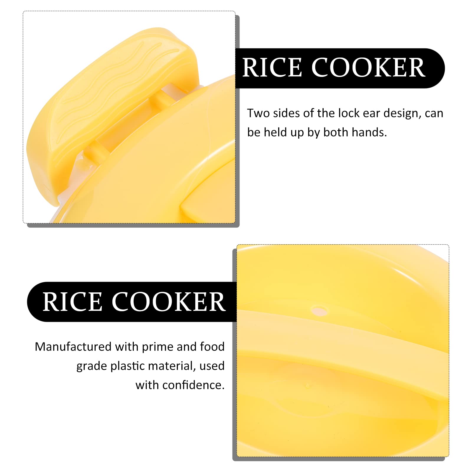 Microwave Food Container Microwave Rice Cooker Food Container: 1L Pasta Cooker Maker Oven Rice Cooker Steamer Microwave Cookware for Rice Chicken Pasta Rice Cooking Pot random color