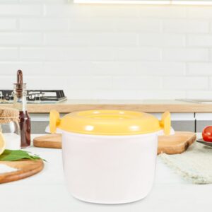 Microwave Food Container Microwave Rice Cooker Food Container: 1L Pasta Cooker Maker Oven Rice Cooker Steamer Microwave Cookware for Rice Chicken Pasta Rice Cooking Pot random color