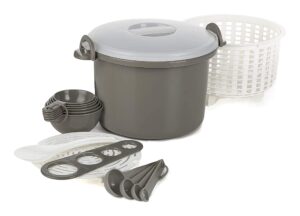 progressive rice & pasta cooker set, 12 cup capacity