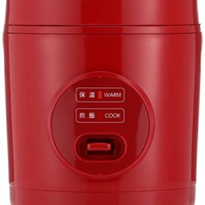 Yamazen Rice Cooker 0.5 to 1.5 cup Small Mini Rice Cooker Red YJE-M150 (red)