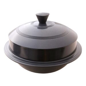 ih korean traditional iron pot rice gamasot ceramic cauldron_made in korea_24cm