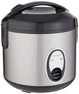 4 cups rice cooker with stainless body