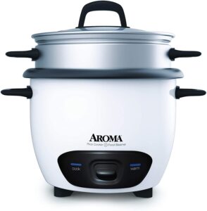 6-cup pot style rice cooker and food steamer (renewed)