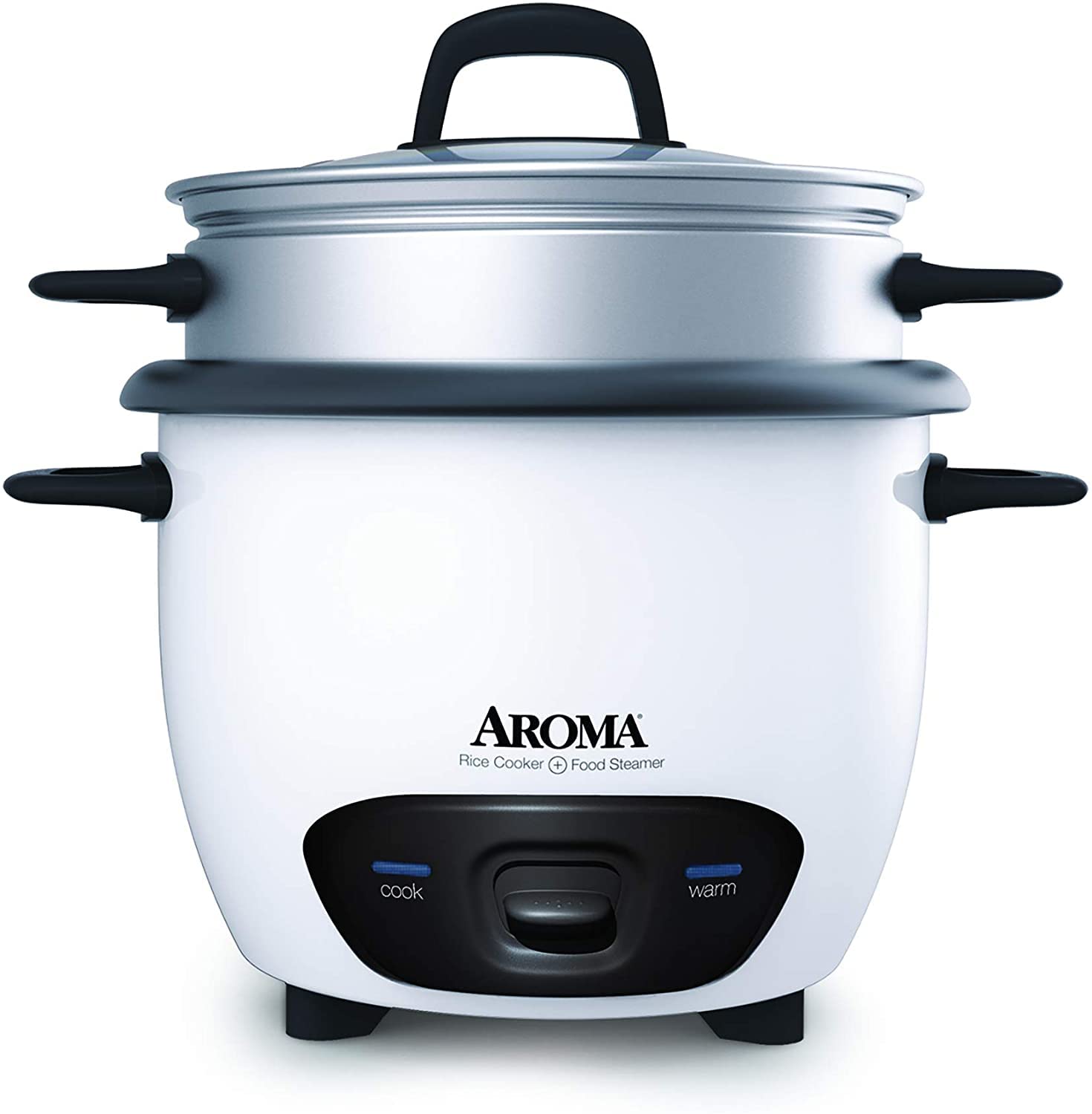 6-Cup Pot Style Rice Cooker and Food Steamer (Renewed)