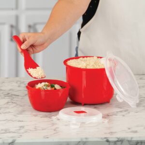 Microwave Rice Cooker and Handled Bowl by Chef's Pride