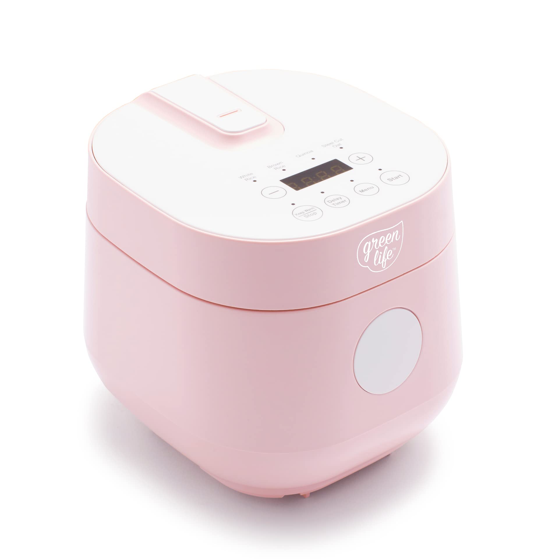 GreenLife Healthy Ceramic Nonstick Rice Cooker + Slow Cooker Bundle (Pink)