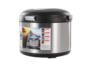 tayama txm-50cf energy-saving thermal cooker, 5 l, black