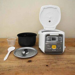 TIGER Microcomputer rice cooker 3GO (450g) Cooked mini rice cooker JAI-R551-W (White)