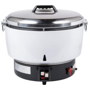 avantco grcnat natural gas 110 cup (55 cup raw) gas rice cooker - 14,000 btu