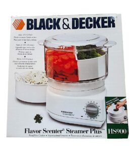 black and decker handy food steamer plus and rice cooker hs90