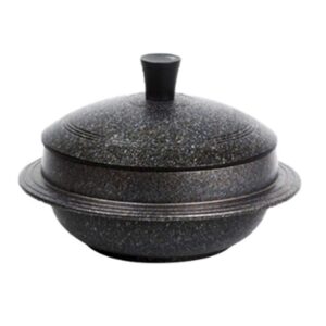 pn ih induction korean traditional iron pot rice gamasot ceramic cauldron 7.7"(20cm) made in korea