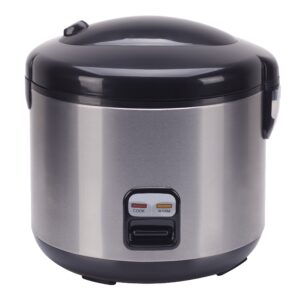 10 cups rice cooker with stainless body