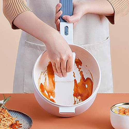 Electric Noodles Cooker, 1.6L Nonstick Liner Electric Pot Temperature Control for Dormitory for Home (Voltage: 110V upgrade [US plug])