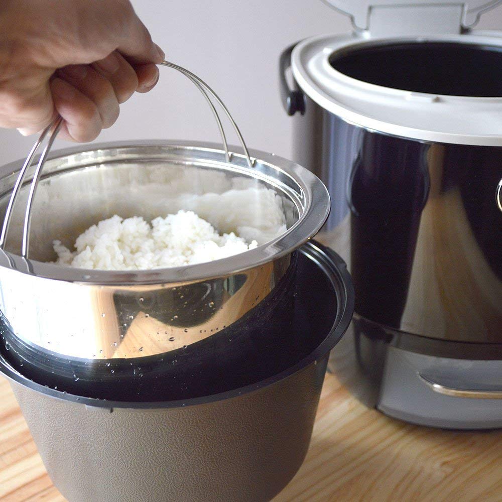 THANKO Rice cooker"Carbohydrate Cut Rice Cooker" (6Go / 900g) LCARBRCK (BLACK)【Japan Domestic genuine products】