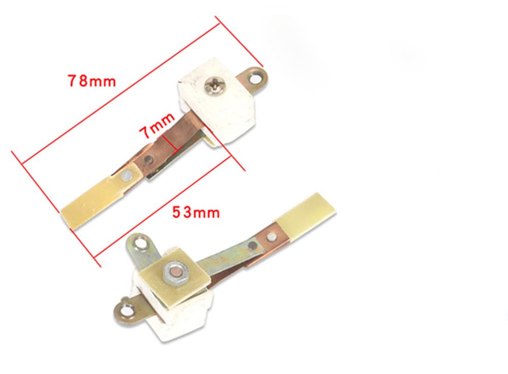 junxuan 1PCS Rice cooker contact switch Rice cooker thermostat T-type pure copper contact temperature control switch bimetal contact switch rice cooker repair parts