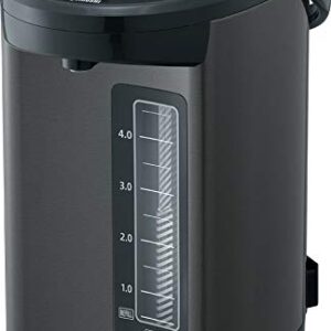 Zojirushi Pressure Induction Heating Rice Cooker & Warmer, 10 Cup, Stainless Black, Made in Japan and CD-NAC50BM Micom Water Boiler & Warmer, 5.0 Liter, Metallic Black