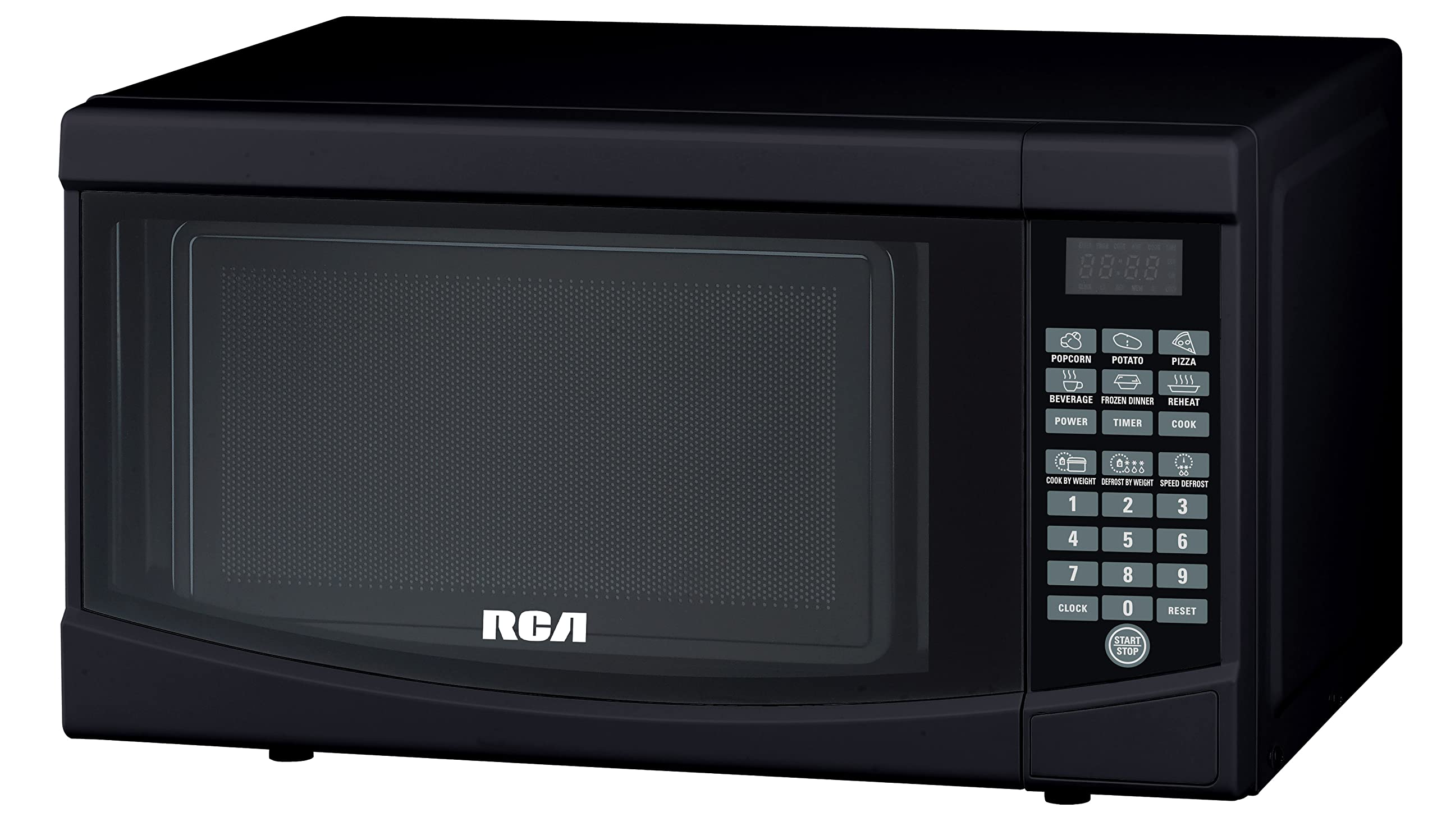 RCA 0.7 Cu. Ft. Microwave Oven - Small Microwave Oven Compact Microwave Ovens for Small Spaces, Countertop, Apartment 700 Watt Microwave - Black