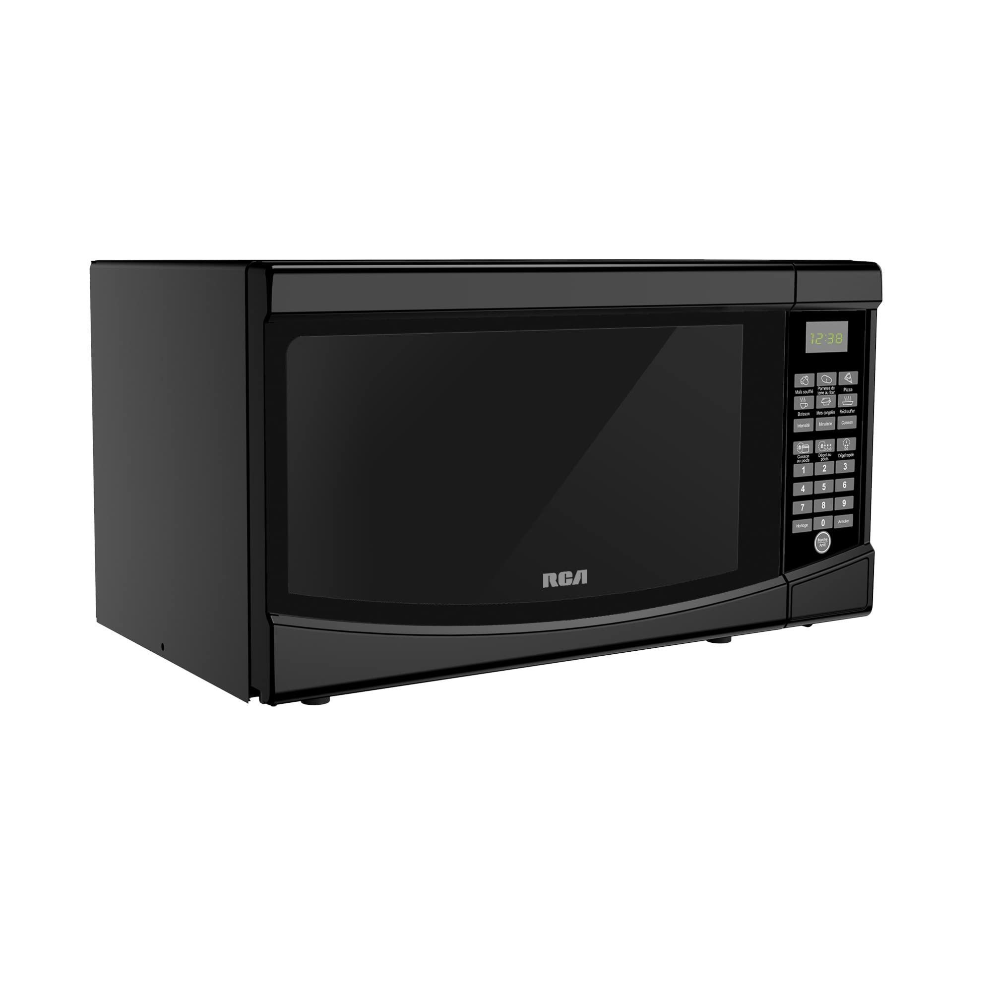 RCA 0.7 Cu. Ft. Microwave Oven - Small Microwave Oven Compact Microwave Ovens for Small Spaces, Countertop, Apartment 700 Watt Microwave - Black