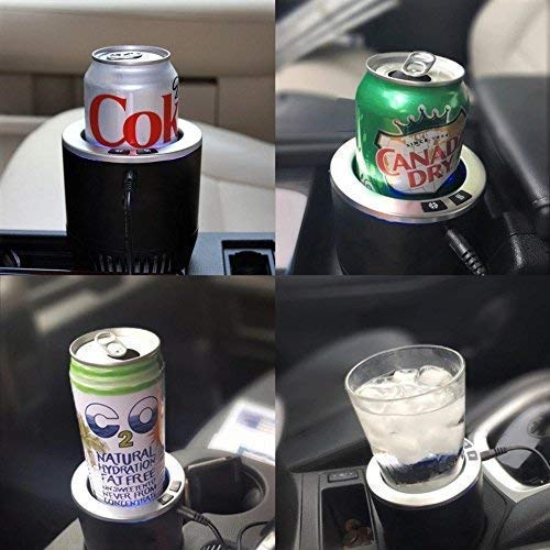 Yesinaly Premium 2-in-1 Car Cup Warmer Cooler Smart Car Cup Mug Holder | Perfect Car Tumbler Holder for Commuter/Road Tripper Holiday Seasonal Present