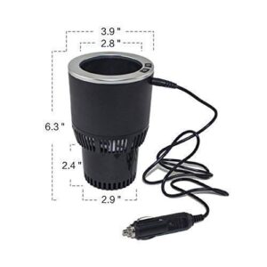 Yesinaly Premium 2-in-1 Car Cup Warmer Cooler Smart Car Cup Mug Holder | Perfect Car Tumbler Holder for Commuter/Road Tripper Holiday Seasonal Present