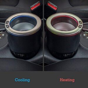 Yesinaly Premium 2-in-1 Car Cup Warmer Cooler Smart Car Cup Mug Holder | Perfect Car Tumbler Holder for Commuter/Road Tripper Holiday Seasonal Present