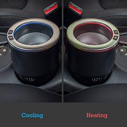 Yesinaly Premium 2-in-1 Car Cup Warmer Cooler Smart Car Cup Mug Holder | Perfect Car Tumbler Holder for Commuter/Road Tripper Holiday Seasonal Present