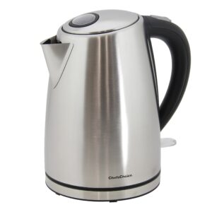 chef's choice 6810001 kettle, 1.7-liter, silver