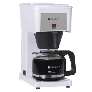 bunn grw velocity brew 10-cup home coffee brewer, white