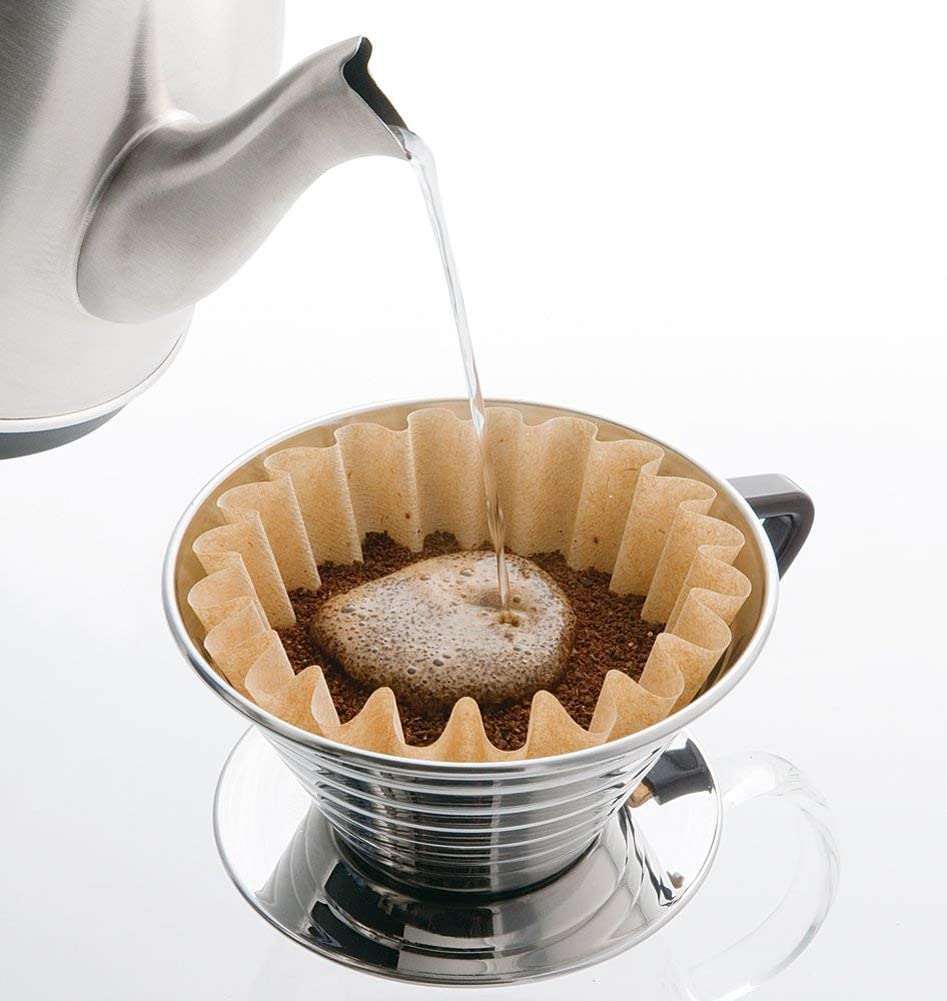 Kalita Wave Series Wave Dripper 155 [For 1 to 2 People] #04151 ,brown (bronze)