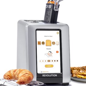 Revolution R270 High-Speed Touchscreen Toaster, 2-Slice Smart Toaster with Patented InstaGLO Technology, Warming Rack & Panini Press