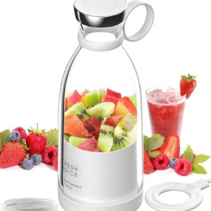 Portable Blender, USB Rechargeable Mini Juicer Blender, Personal Size Blender for Juices, Shakes and Smoothies, Best gift for relatives and friends